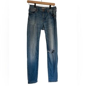 Madewell High Distressed Riser‎ Skinny Skinny Jeans size 26
